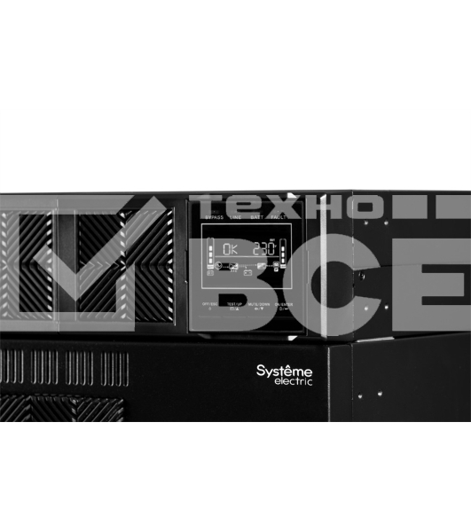 Источник бесперебойного питания Systeme Electriс Smart-Save Online SRT, 5000VA/5000W, On-Line, Extended-run, Rack 2U+3U(Tower convertible), LCD, Out: Hardwire, SNMP Intelligent Slot, USB, RS-232, Pre-Inst. Web/SNMP