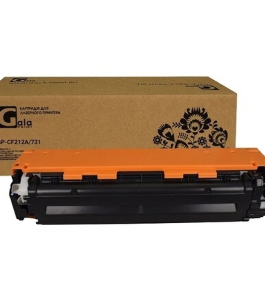 Картридж лазерный GalaPrint GP-CF212A (131A)/731 желтый (1800 стр) для HP LaserJet Pro 200 Color M251/276 Canon i-SENSYS LBP7110CW/LBP7100CN/MF8280CW/MF8250CN/MF8230CN/MF8210CN