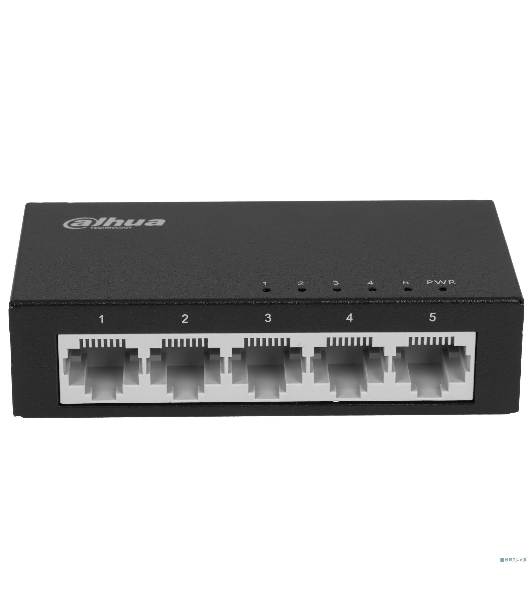 Коммутатор Dahua DH-PFS3005-5ET, 5×100 Мбит/с, неуправляемый