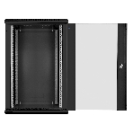 Шкаф телекоммуникационный 19' настенный 18U ExeGate EC-WM-18U.450.G.BLACK (19”, 18U, 600x450x901mm (ШхГхВ), передняя дверь закаленное стекло, съемные боковые панели, пыле- и влагозащита IP23, черный RAL 9004, 2 коробки), фото11