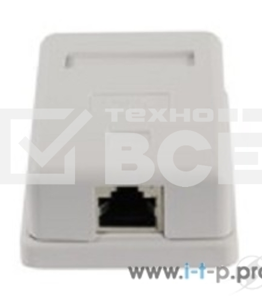 Розетка RJ-45 1 порт экранированная FTP/STP (NAS-212, LY-SB10)