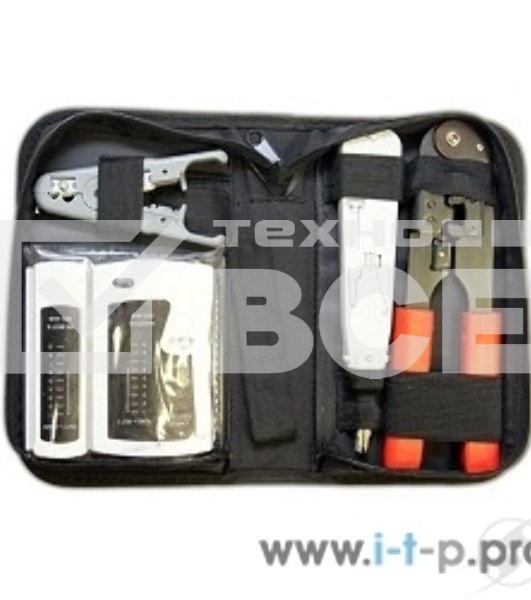 Монтажный инcтрумент 5bites Набор инструментов TK030, клещи LY-T210C 8p8c, LY-T2020 Krone, нож LY-501C, тестер кабеля LY-CT005