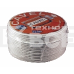 Кабель коаксиальный CAVEL SAT 50 M, Cu/Al/CuSn, 64%, 75 Ом, бухта 100 м, белый, фото2