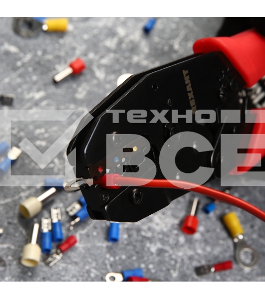 Кримпер Rexant HT-301 W для обжима изолированных клемм 0.5-6.0 мм²