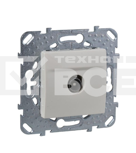 Механизм розетки TV 1-м СП Unica простая беж. SchE MGU5.462.25ZD