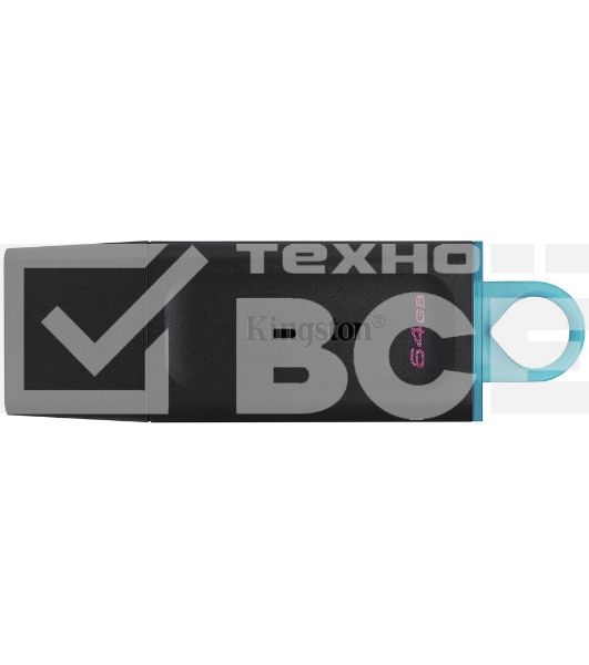 Флеш диск Kingston 64GB USB3.2 Gen 1 DataTraveler Exodia (Black + Teal)