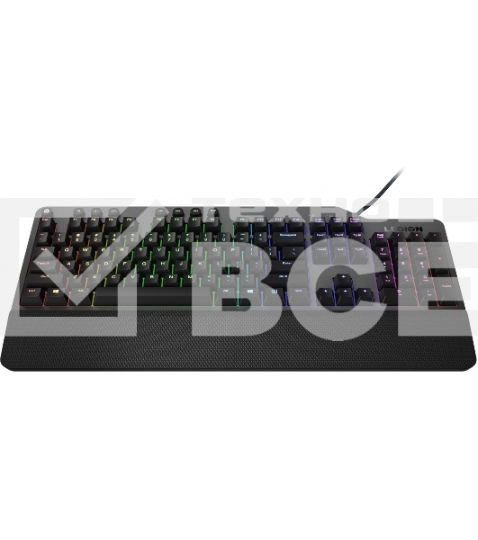 Клавиатура проводная Lenovo Legion K500 RGb механическая черный USB Multimedia for gamer LED (подставка для запястий)