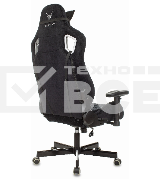 Кресло игровое Knight Outrider Light-20 черный с подголов. крестовина металл
