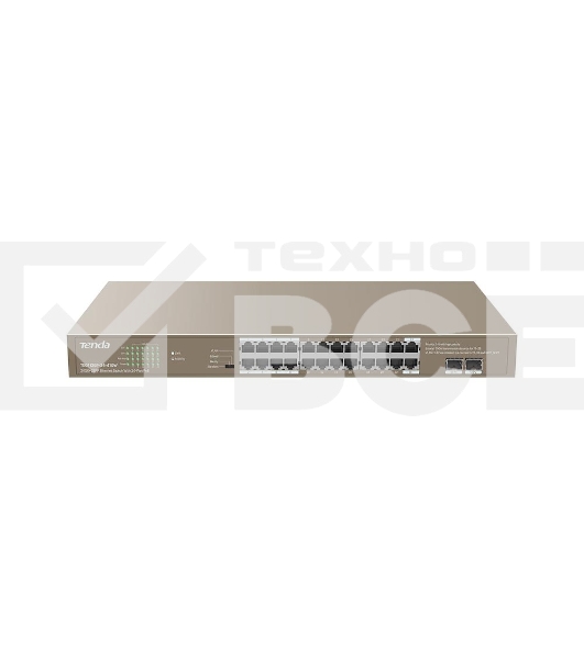 Коммутатор 24PORT 24POE TEG1126P-24-410W TENDA