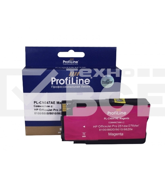 Картридж струйный PL-CN047AE №951XL для принтеров HP OfficeJet Pro 251dw/276dw/8100/8600/8610/8620e Magenta ProfiLine