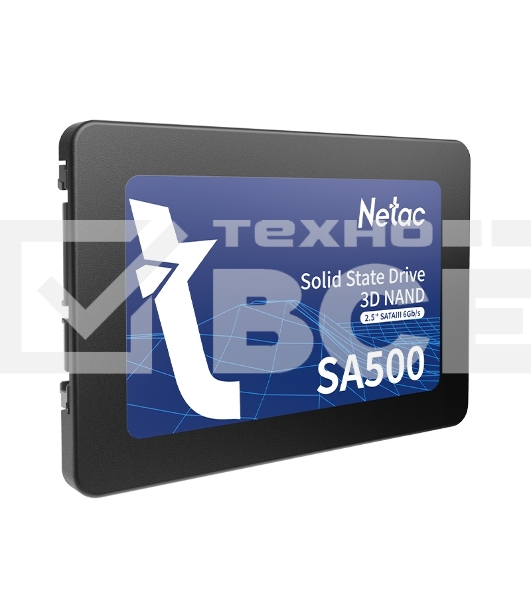 Накопитель SSD Netac SA500, 2TB, SATA III, 2.5