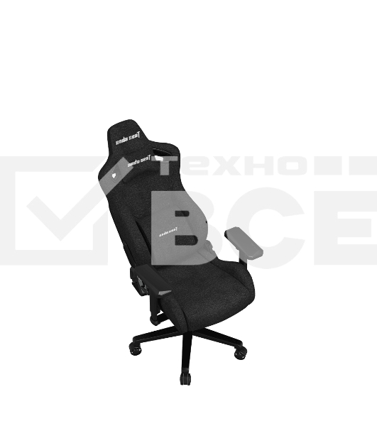 Кресло игровое Anda Seat Kaiser Frontier, цвет черный, размер M (90кг), материал ткань (модель AD12)