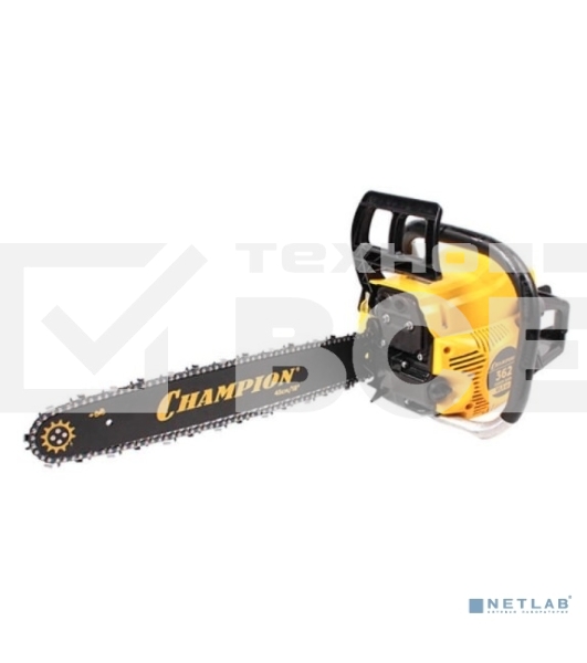 Бензопила Champion 362-18' 0,325-1,5-72 2,6 кВт 61,5 см3 легкий старт 5,2 кг