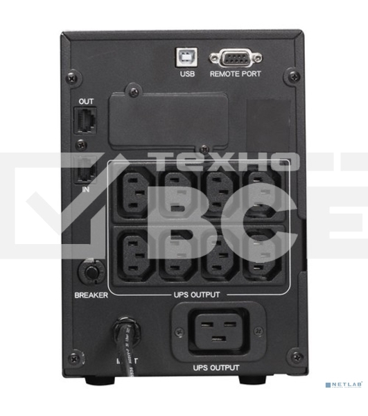 Источник бесперебойного питания Powercom Smart King Pro+ SPT-2000-II LCD 1600Вт 2000ВА черный