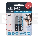 Батарейка GoPower FR6 AA BL2 Lithium 1.5V  (2 шт.), фото2