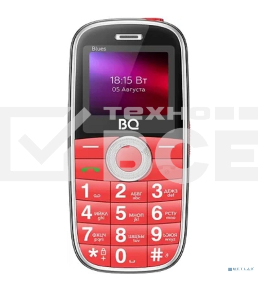 Мобильный телефон BQ 1867 Blues красный MTK 6261 D