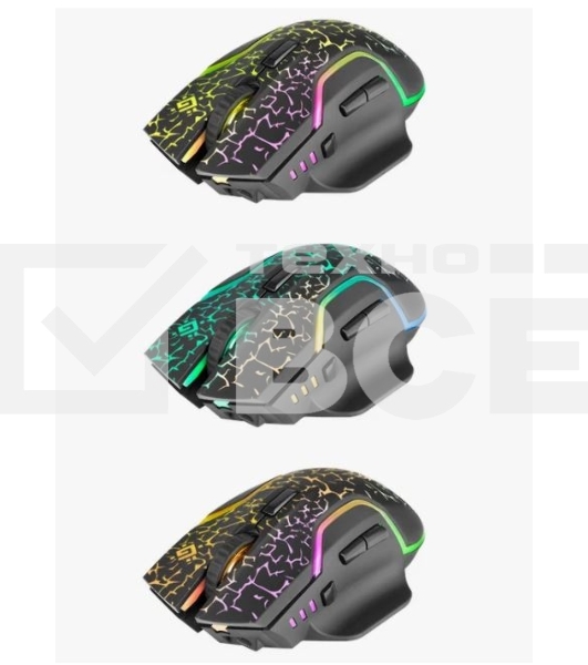 Мышь беспроводная Defender Oneshot GM-067 черный, 3200 dpi, радиоканал, USB, кнопки - 7