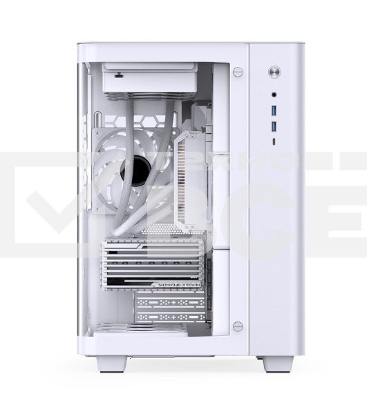 Корпус без блока питания Корпус JONSBO TK-3 White ATX без БП, mini-ITX, micro-ATX, белый