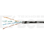 Кабель SkyNet (N) Standart CSS-UTP-4-CU-OUT-N, UTP outdoor 4x2x0,48, медный, FLUKE TEST, кат.5e, однож., 305м, box, черный, фото 1
