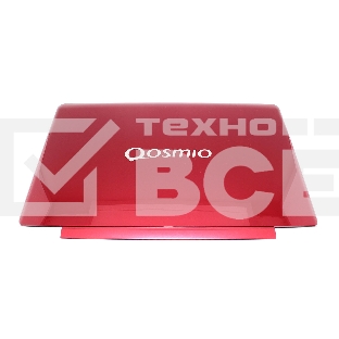 Крышка матрицы для Toshiba Qosmio F60 красная