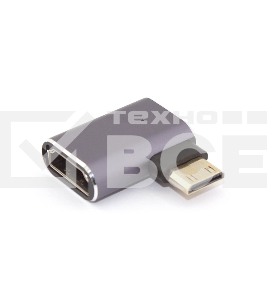 Переходник mini HDMI на HDMI влево