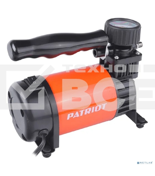 Компрессор автомобильный Patriot CC 1340 черный/оранжевый