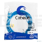 Патч-корд Cabeus PC-UTP-RJ45-Cat.5e-2m-BL UTP, cat.5е, 2 м, неэкранированный, синий 7461c, фото 1