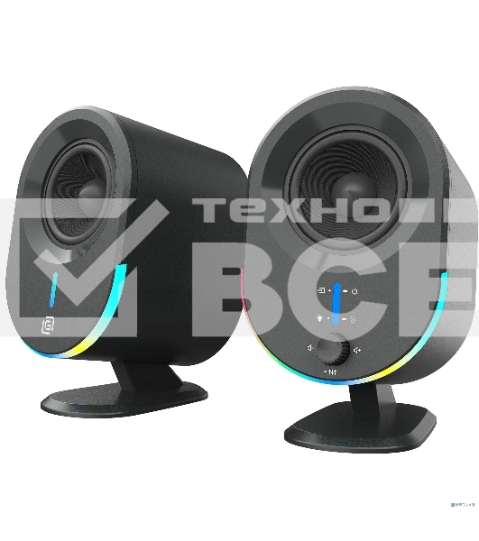 Акустическая система Оклик OK-303A 2.0 черный 20Вт BT