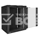 Шкаф телекоммуникационный 19' настенный 15U ExeGate EC-WM-15U.600.G.BLACK (19”, 15U, 600x600x769mm (ШхГхВ), передняя дверь закаленное стекло, съемные боковые панели, пыле- и влагозащита IP23, черный RAL 9004), фото13