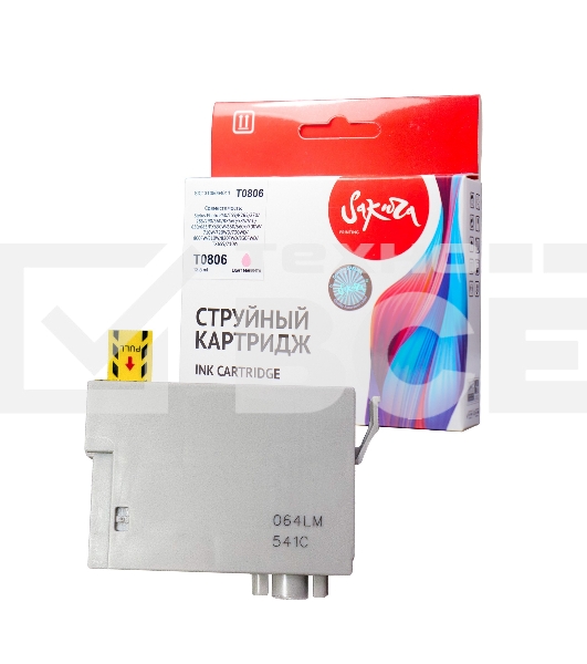 Картридж струйный Sakura C13T08064011 (T0806) для Epson, светло-пурпурный, 7,4 мл.