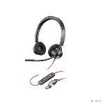 Гарнитура Plantronics Poly BlackWire 3320 чёрный, проводная, USB, фото2