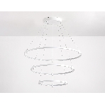 Подвесной светодиодный светильник Ambrella light FL5511/3+9 WH белый 90W 3000K/4200K/6400K D800/600/400*1300 (без ПДУ), фото5