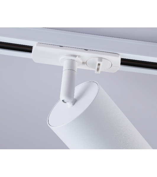 Трековый однофазный светильник Ambrella light GL5161 WH/BK белый/черный GU10 max 12W D60*190