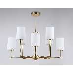 Люстра Ambrella light LH56217/8 BS/FR латунь/белый матовый E27/8 max 60W D700*600, фото4