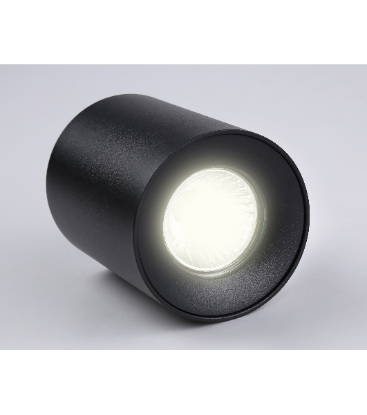 Светильник Ambrella light TN213137 BK черный GU10 max 12W D80*100