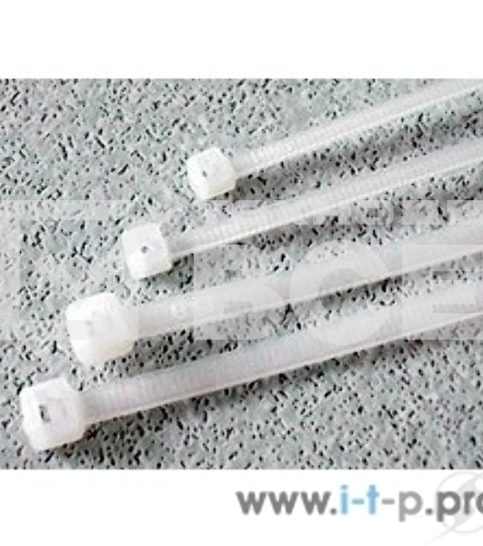 Стяжка нейлоновая неоткрывающаяся Hyperline GT-200IC, безгалогенная (halogen free), 200x3.6мм, (100 шт)