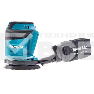Машинка эксцентриковая MAKITA DBO180Z 18В LiIon ф125мм 7000/9500/11000об/мин ампл.2.8мм 1.7кг