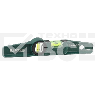 Уровень KRAFTOOL 34717-025superkraft-m литой 2 ампулы 0.5 мм/м 250мм