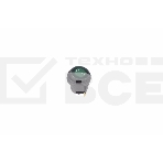 Выключатель клавишный круглый 250V 6А (3c) ON-OFF зеленый  с подсветкой  ВЛАГОЗАЩИТА  Rexant, фото 1