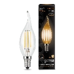 Лампа светодиодная Filament Свеча на ветру E14 7Вт 2700К Gauss 104801107, фото 1