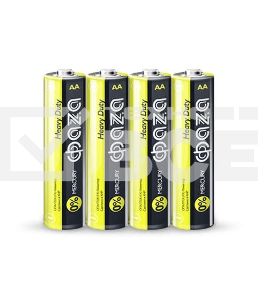 Элемент питания солевой R 6 Heavy Duty Shrink-4 (уп.4шт) ФАZА 4895205002296, 1.2 В