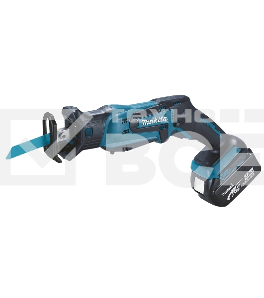 Пила саб аккумуляторная MAKITA DJR185RME18В 2х4АчLi-ion 0-3000ход\м ход-13мм рез-50мм 1.5кг