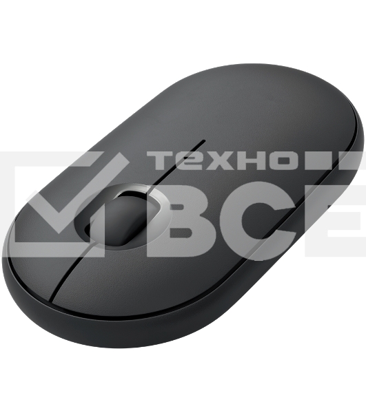 Мышь беспроводная Logitech Pebble M350 графитовый, 1000 dpi, радиоканал, Bluetooth, USB, кнопки - 3
