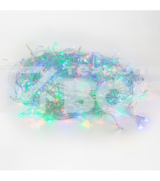 Гирлянда Твинкл-Лайт 20 м, прозрачный ПВХ, 160 LED, цвет мультиколор