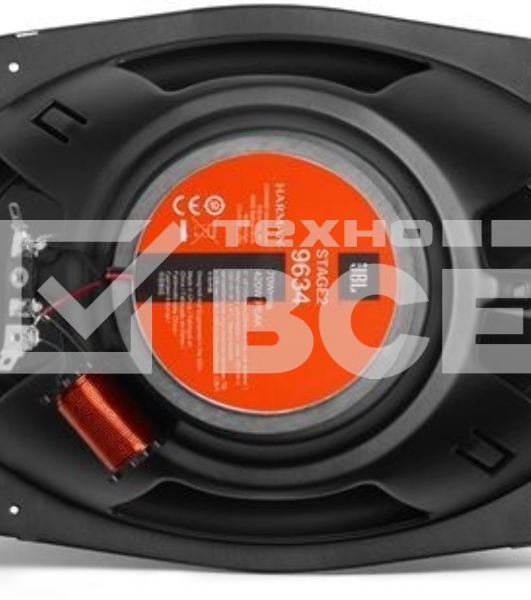 Колонки автомобильные JBL Stage2 9634 420Вт 92дБ 4Ом 16x23см (6x9дюйм) (ком.:2кол.) коаксиальные трехполосные