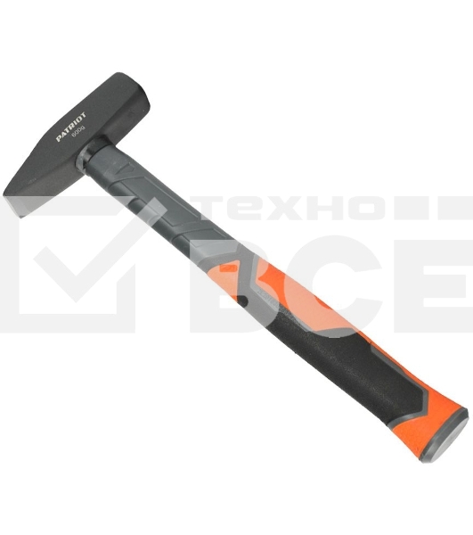 Молоток слесарный PATRIOT MHF-600 с фиберглассовой рукояткой, 600г