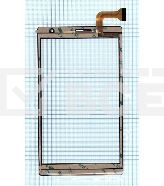 Сенсорное стекло (тачскрин) DEXP Ursus E170 черное