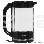 Чайник электрический Bosch TWK70B03 1.7л. 2400Вт черный (корпус: стекло), фото3