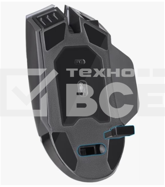 Мышь беспроводная Defender Oneshot GM-067 черный, 3200 dpi, радиоканал, USB, кнопки - 7