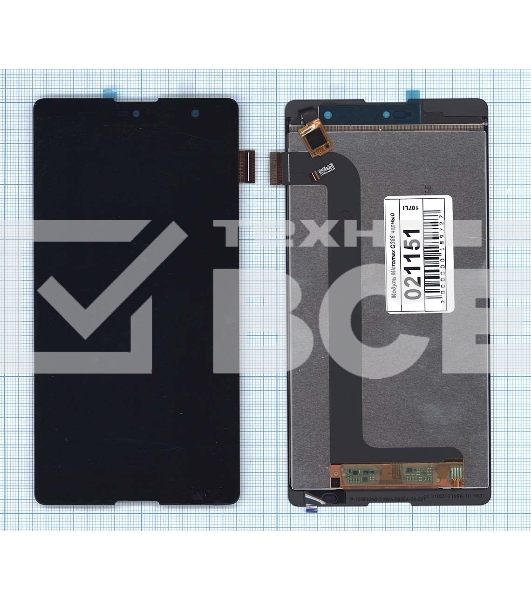 Дисплей для Micromax Canvas Fire 5 Q386 черный